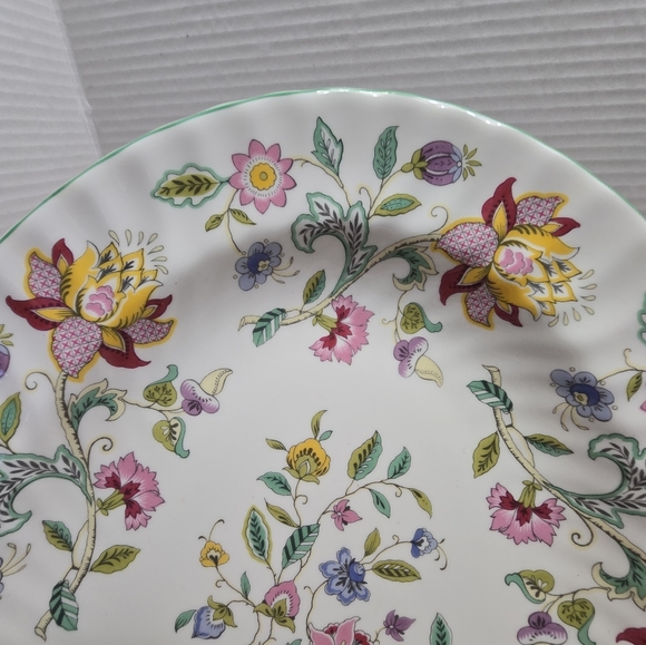 2 Haddon Hall Minton Bone China Oval Platters B-1451 13 3/4" × 10 34" B-1451 - Picture 4 of 12